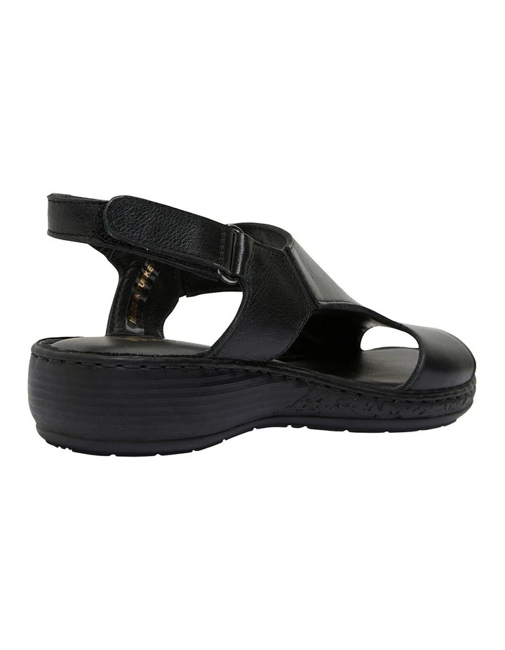 Wide Steps Dustin Black Glove Sandal 4 Wide Steps Dustin Black Glove Sandal - Image 4