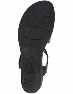 Wide Steps Patty Black Glove Sandal -Deals Shoes Store 830735380 6 720x928