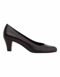 Easy Steps Linda Black Glove Heeled Shoes