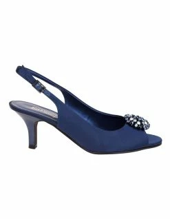 Easy Steps Anissa Navy Silk Sandal