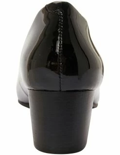 Easy Steps Gamma Black Patent Heeled Shoes -Deals Shoes Store 830772910 4 720x928