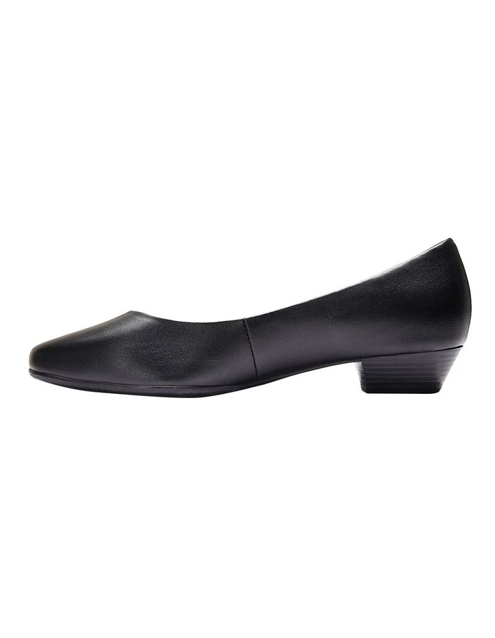 Easy Steps Regal Black Glove Heeled Shoes 3 Easy Steps Regal Black Glove Heeled Shoes - Image 3