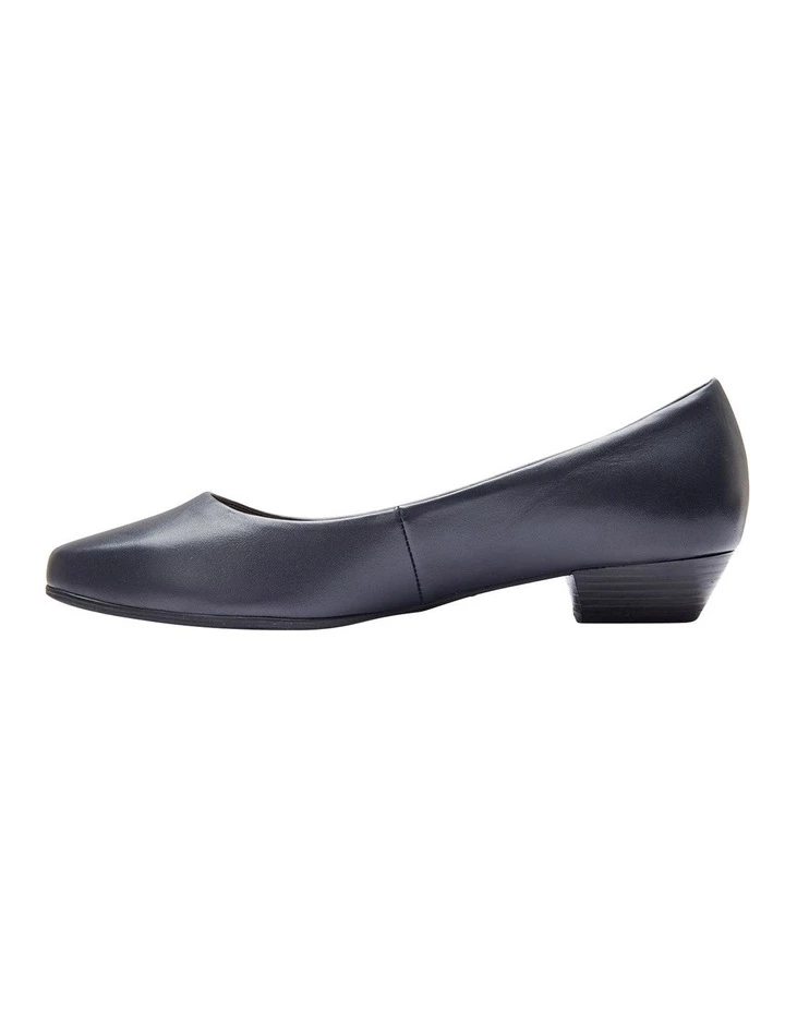Easy Steps Regal Navy Glove Heeled Shoes 3 Easy Steps Regal Navy Glove Heeled Shoes - Image 3