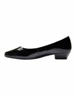 Easy Steps Regal Black Patent Heeled Shoes -Deals Shoes Store 830773540 3 720x928
