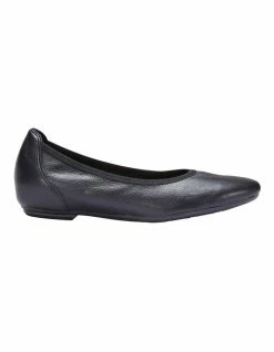 Easy Steps Pamper Black Glove Flat Shoes