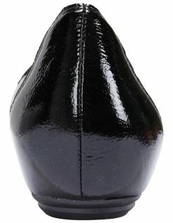 Easy Steps Pamper Black Crinkle Patent Flat Shoes -Deals Shoes Store 830773900 6 720x928