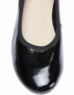 Easy Steps Pamper Black Crinkle Patent Flat Shoes -Deals Shoes Store 830773900 7 720x928