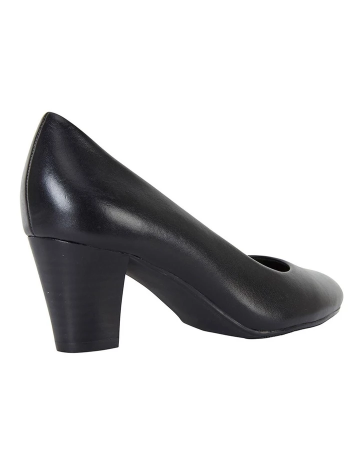 Easy Steps Marley Black Glove Heeled Shoes 3 Easy Steps Marley Black Glove Heeled Shoes - Image 3