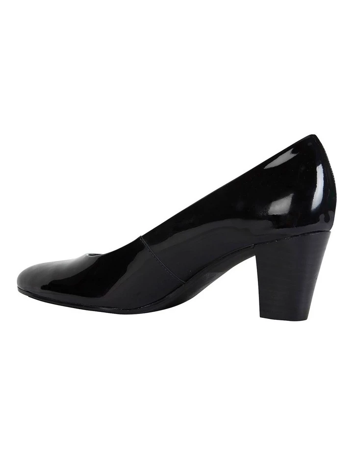 Easy Steps Marley Black Patent Heeled Shoes 5 Easy Steps Marley Black Patent Heeled Shoes - Image 5