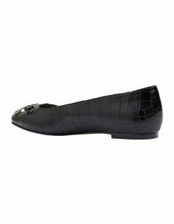 Easy Steps Tabbatha Black Croc Flat Shoes -Deals Shoes Store 830774530 5 720x928