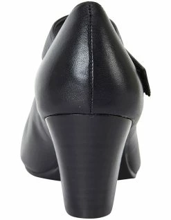 Easy Steps Megan Black Glove Heeled Shoes -Deals Shoes Store 830830060 6 720x928