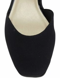 Easy Steps Patriot Black Fabric Heeled Shoes -Deals Shoes Store 830830510 7 720x928