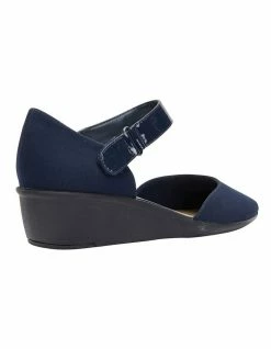 Easy Steps Patriot Navy Fabric Heeled Shoes -Deals Shoes Store 830830600 4 720x928