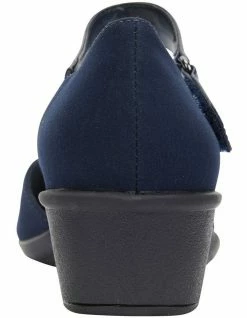 Easy Steps Patriot Navy Fabric Heeled Shoes -Deals Shoes Store 830830600 6 720x928