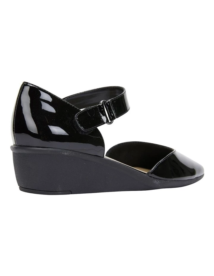 Easy Steps Pavilion Black Patent Heeled Shoes 3 Easy Steps Pavilion Black Patent Heeled Shoes - Image 3