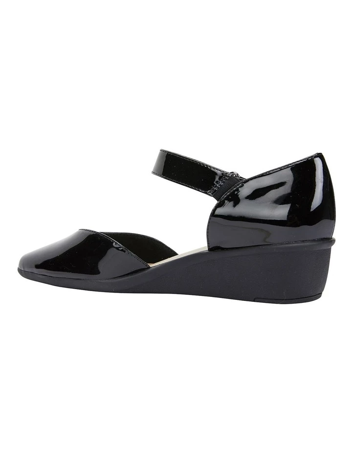 Easy Steps Pavilion Black Patent Heeled Shoes 4 Easy Steps Pavilion Black Patent Heeled Shoes - Image 4