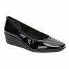 Easy Steps Prism Black Patent Heeled Shoes