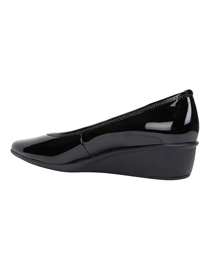 Easy Steps Prism Black Patent Heeled Shoes 3 Easy Steps Prism Black Patent Heeled Shoes - Image 3