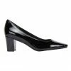Easy Steps Nicole Black Patent Heeled Shoes