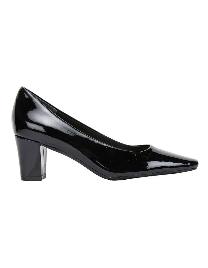 Easy Steps Nicole Black Patent Heeled Shoes 1 Easy Steps Nicole Black Patent Heeled Shoes