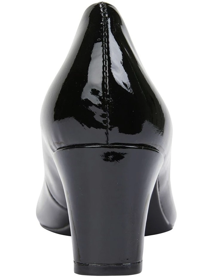 Easy Steps Nicole Black Patent Heeled Shoes 6 Easy Steps Nicole Black Patent Heeled Shoes - Image 6