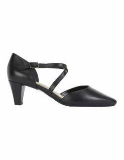 Easy Steps Adison Black Glove Heeled Shoes