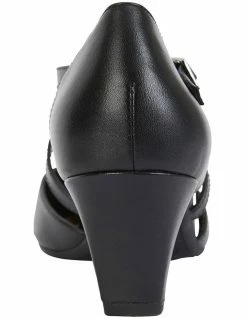 Easy Steps Adison Black Glove Heeled Shoes -Deals Shoes Store 830831680 6 720x928