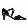 Easy Steps Adison Black Patent Heeled Shoes