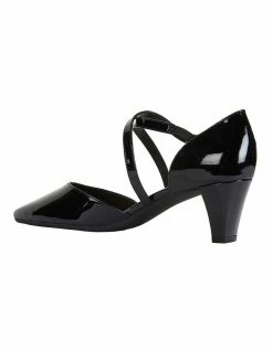 Easy Steps Adison Black Patent Heeled Shoes -Deals Shoes Store 830831860 5 720x928