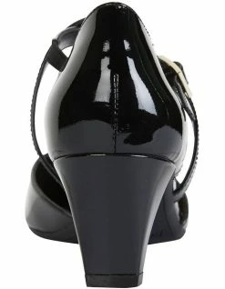 Easy Steps Adison Black Patent Heeled Shoes -Deals Shoes Store 830831860 6 720x928