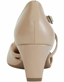 Easy Steps Adison Nude Glove Heeled Shoes -Deals Shoes Store 830831950 6 720x928