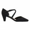 Easy Steps Adison Black Shimmer Heeled Shoes