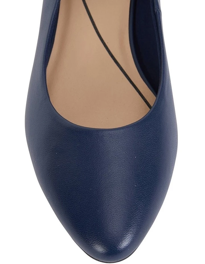 Easy Steps Janine Navy Glove Heeled Shoes 7 Easy Steps Janine Navy Glove Heeled Shoes - Image 7