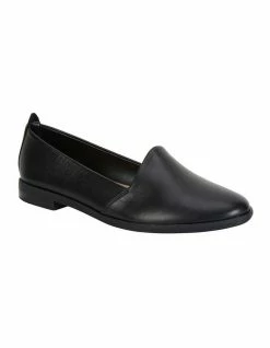 Easy Steps Kelly Black Glove Flat Shoes