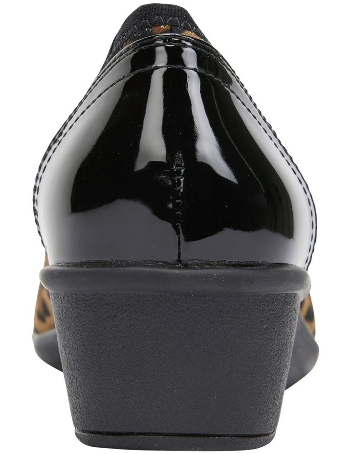 Easy Steps Prague Animal Fabric Heeled Shoes 5 Easy Steps Prague Animal Fabric Heeled Shoes - Image 5