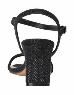 Easy Steps Unison Black Shimmer Sandals 12 Easy Steps Unison Black Shimmer Sandals -Deals Shoes Store 830905210 6 720x928