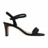 Easy Steps Unison Black Fabric Sandals