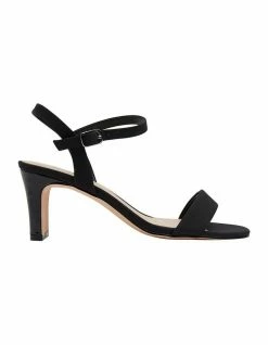 Easy Steps Unison Black Fabric Sandals