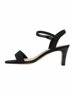 Easy Steps Unison Black Fabric Sandals -Deals Shoes Store 830905570 3 720x928