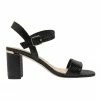 Easy Steps Uno Black Print Sandal