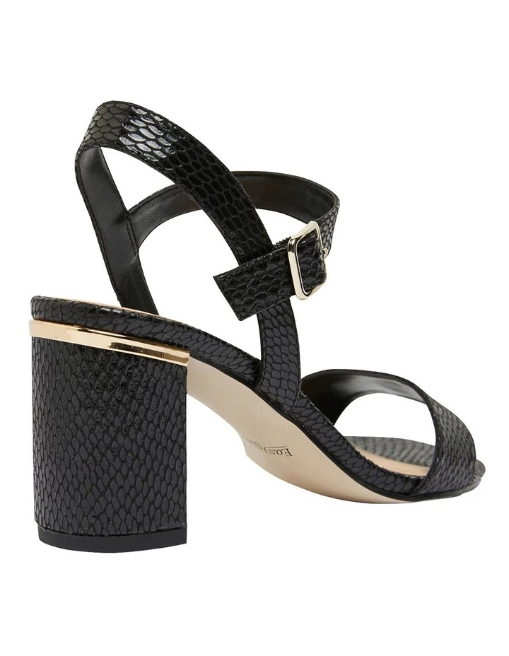 Easy Steps Uno Black Print Sandal 3 Easy Steps Uno Black Print Sandal - Image 3