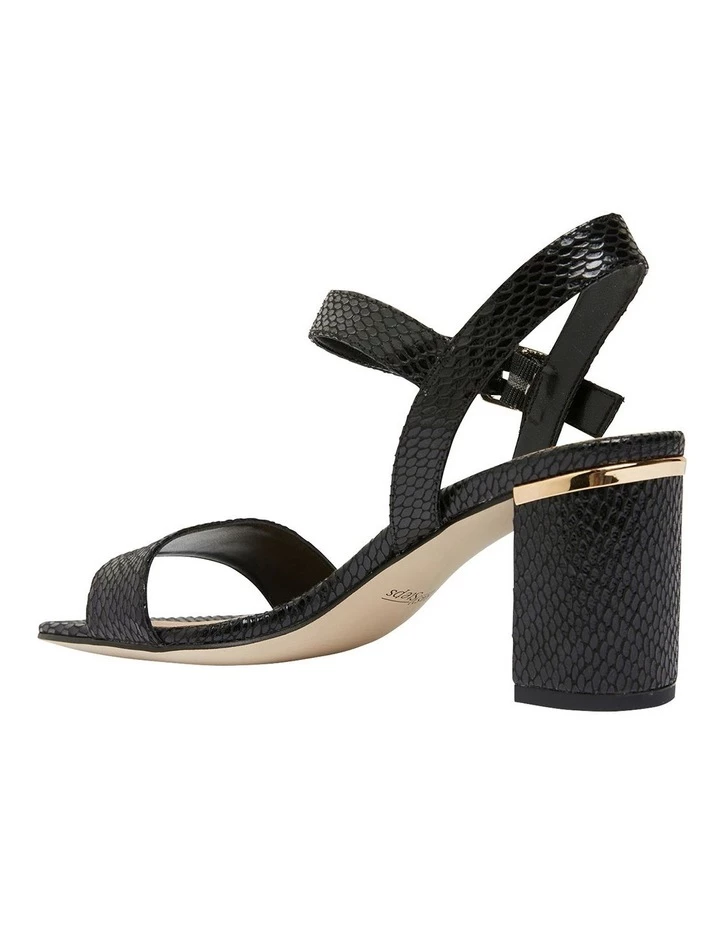 Easy Steps Uno Black Print Sandal 4 Easy Steps Uno Black Print Sandal - Image 4