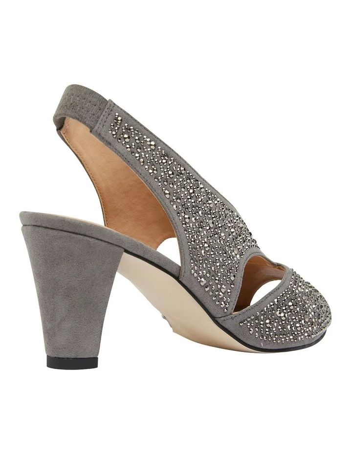 Easy Steps Angie Grey Fabric Sandal 4 Easy Steps Angie Grey Fabric Sandal - Image 4