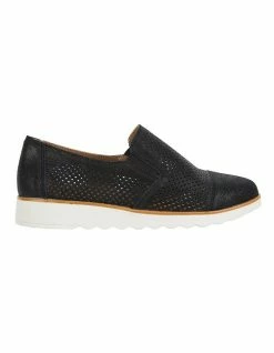 Easy Steps Davis Black Combo Flat Shoes