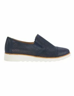 Easy Steps Davis Navy Combo Flat Shoes