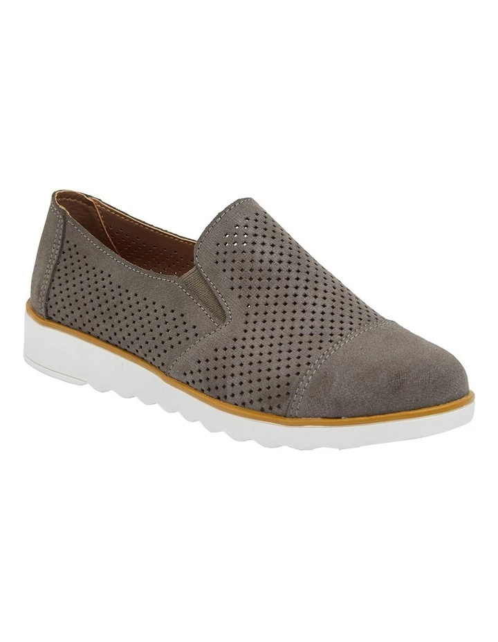 Easy Steps Davis Khaki Combo Flat Shoes 2 Easy Steps Davis Khaki Combo Flat Shoes - Image 2