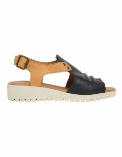 Easy Steps Gelato Navy/Tan Glove Sandals