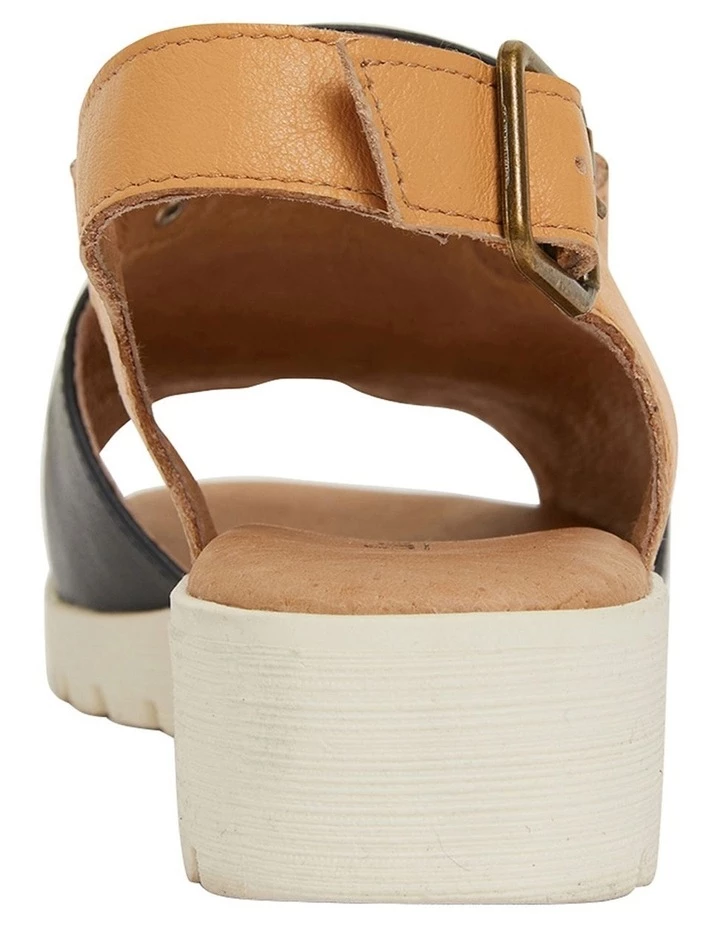 Easy Steps Gelato Navy/Tan Glove Sandals 6 Easy Steps Gelato Navy/Tan Glove Sandals - Image 6