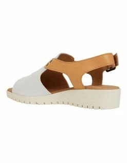 Easy Steps Gelato White/Tan Glove Sandals -Deals Shoes Store 831008620 5 720x928