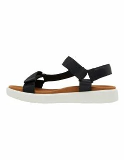 Easy Steps Farrow Black Fabric Sandals -Deals Shoes Store 831010330 3 720x928